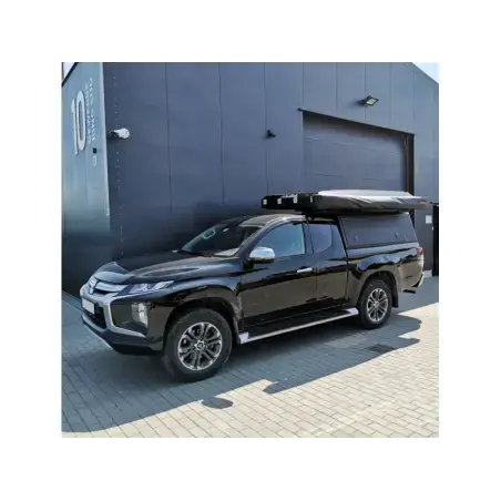 Hardtop Explorer noir strié Mitsubishi L200 / Fiat Fullback 2016+ double cabine Alu-Cab